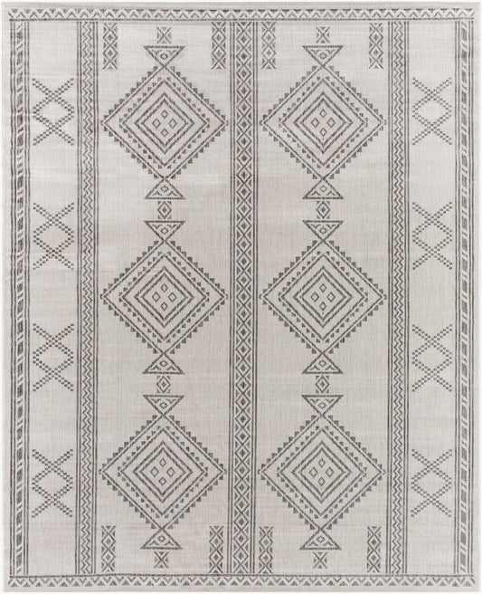 Alfombra tejida a máquina para interior y exterior Long Beach LBH-2341 de 8' x 10'