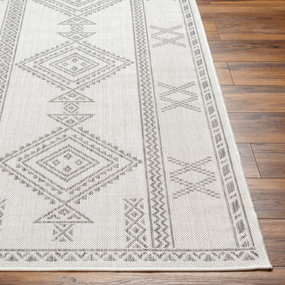 Long Beach LBH-2341 5' x 7' Machine Woven Indoor/Outdoor Area Rug