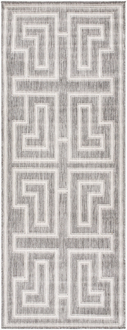 Alfombra de corredor tejida a máquina Long Beach LBH-2342 de 2,13 m para interiores y exteriores