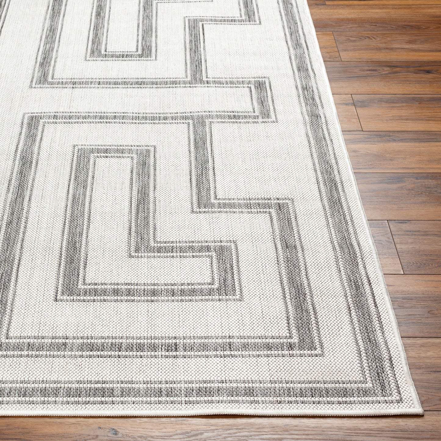 Long Beach LBH-2343 6' x 9' Machine Woven Indoor/Outdoor Area Rug