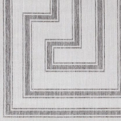 Long Beach LBH-2343 6' x 9' Machine Woven Indoor/Outdoor Area Rug