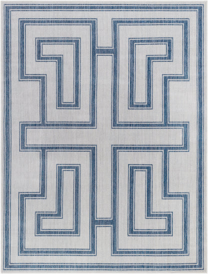 Long Beach LBH-2344 6' x 9' Machine Woven Indoor/Outdoor Area Rug
