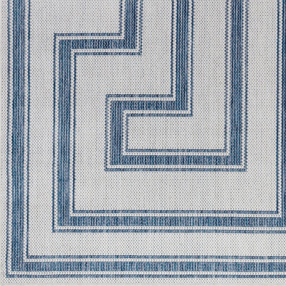 Long Beach LBH-2344 8' x 10' Machine Woven Indoor/Outdoor Area Rug