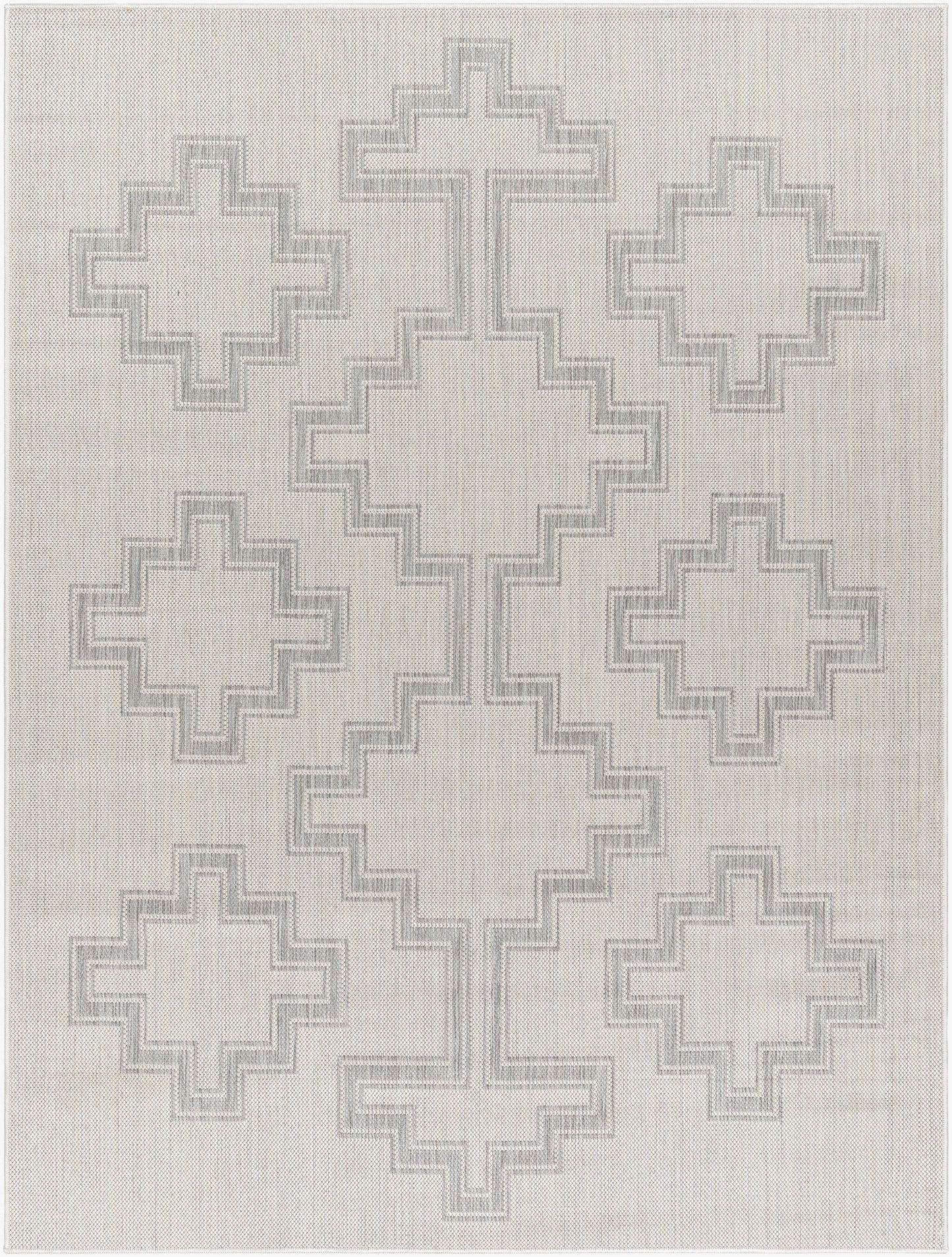 Long Beach LBH-2346 5' x 7' Machine Woven Indoor/Outdoor Area Rug