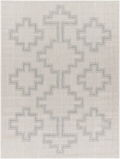 Long Beach LBH-2346 5' x 7' Machine Woven Indoor/Outdoor Area Rug