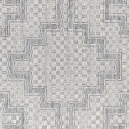 Long Beach LBH-2346 5' x 7' Machine Woven Indoor/Outdoor Area Rug