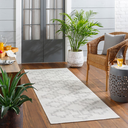 Alfombra de corredor tejida a máquina Long Beach LBH-2346 de 2,13 m para interiores y exteriores