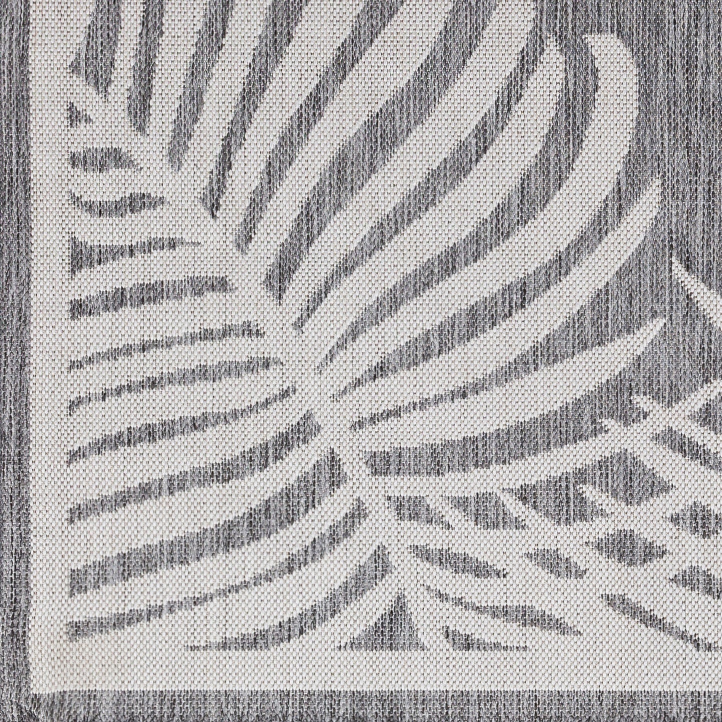 Long Beach LBH-2350 7ft Runner Machine Woven Indoor/Outdoor Runner Rug