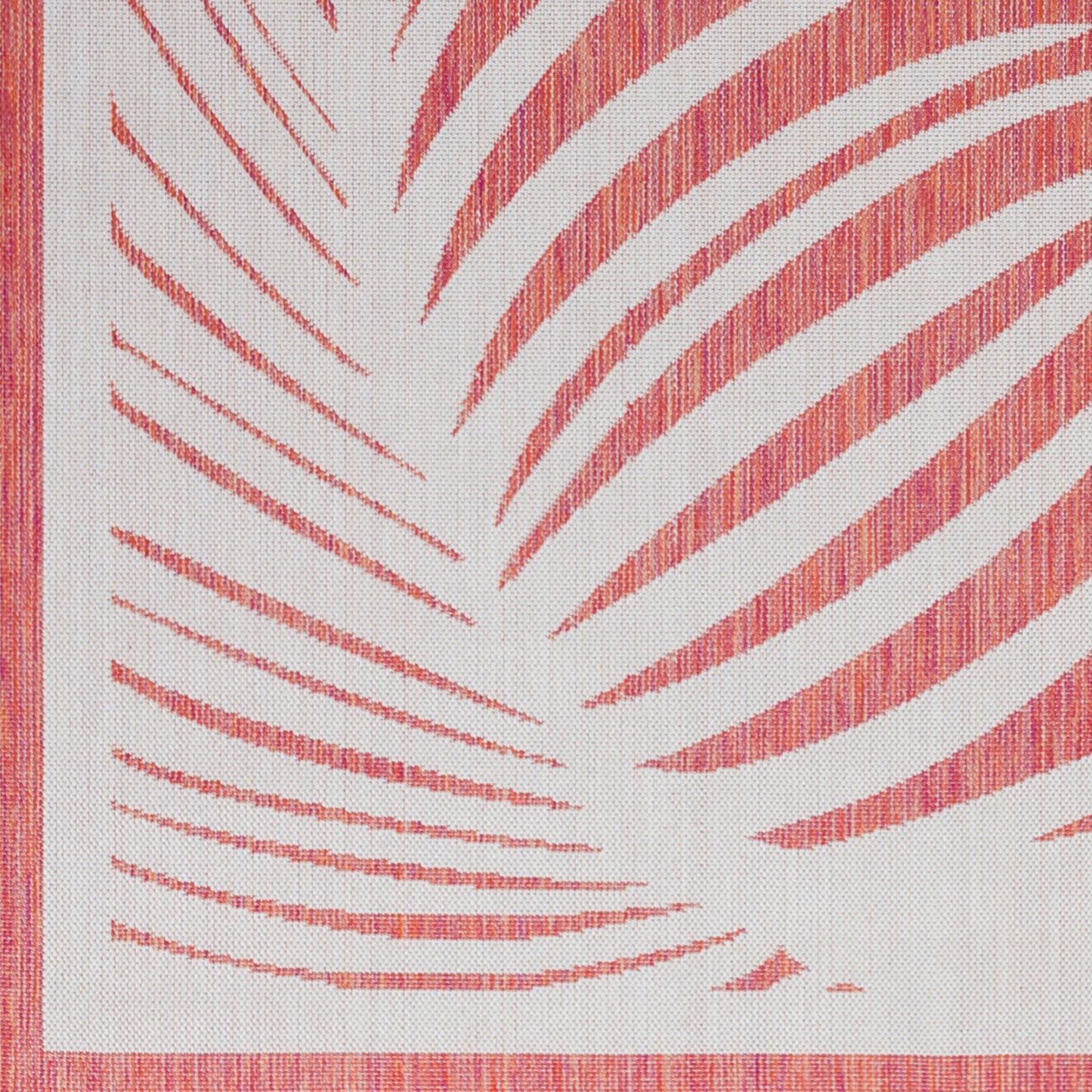 Long Beach LBH-2351 7ft Runner Machine Woven Indoor/Outdoor Runner Rug
