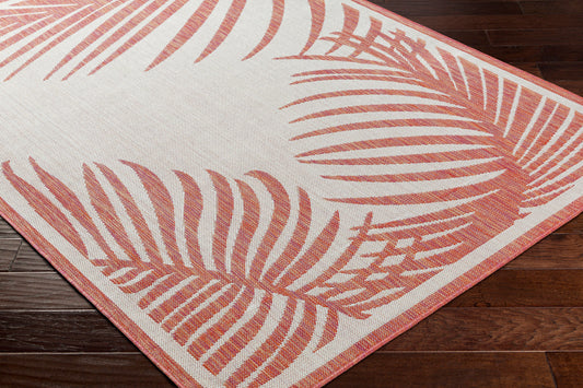 Long Beach LBH-2353 7ft Runner Machine Woven Indoor/Outdoor Runner Rug