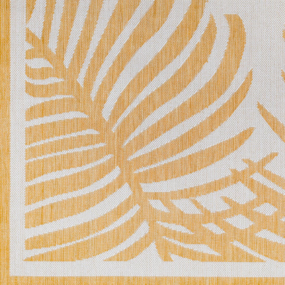 Long Beach LBH-2355 7ft Runner Machine Woven Indoor/Outdoor Runner Rug
