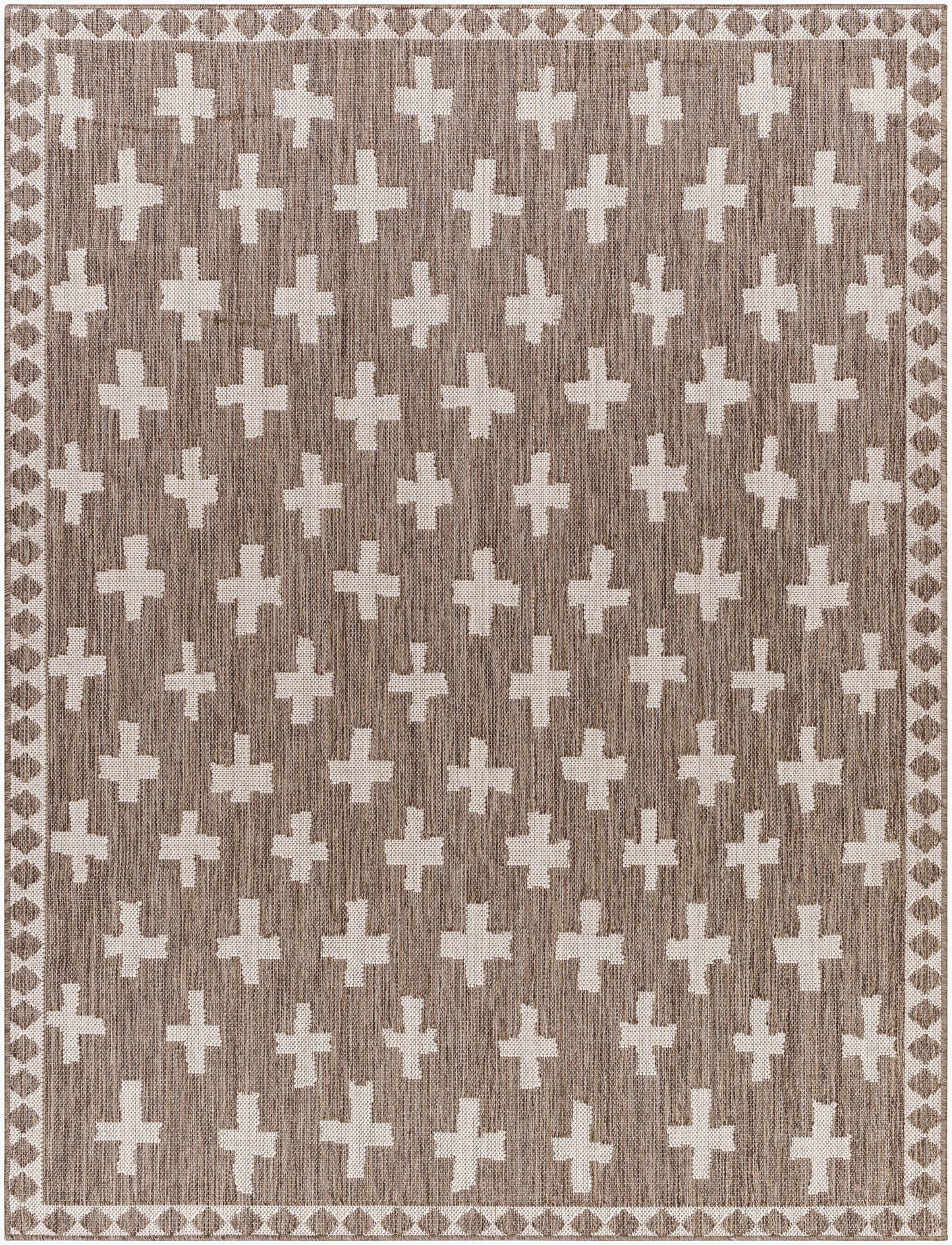 Long Beach LBH-2358 5' x 7' Machine Woven Indoor/Outdoor Area Rug