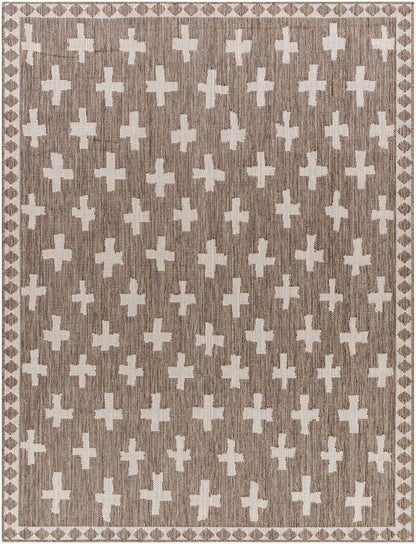 Long Beach LBH-2358 5' x 7' Machine Woven Indoor/Outdoor Area Rug