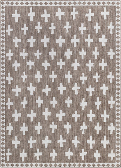 Long Beach LBH-2358 6' x 9' Machine Woven Indoor/Outdoor Area Rug