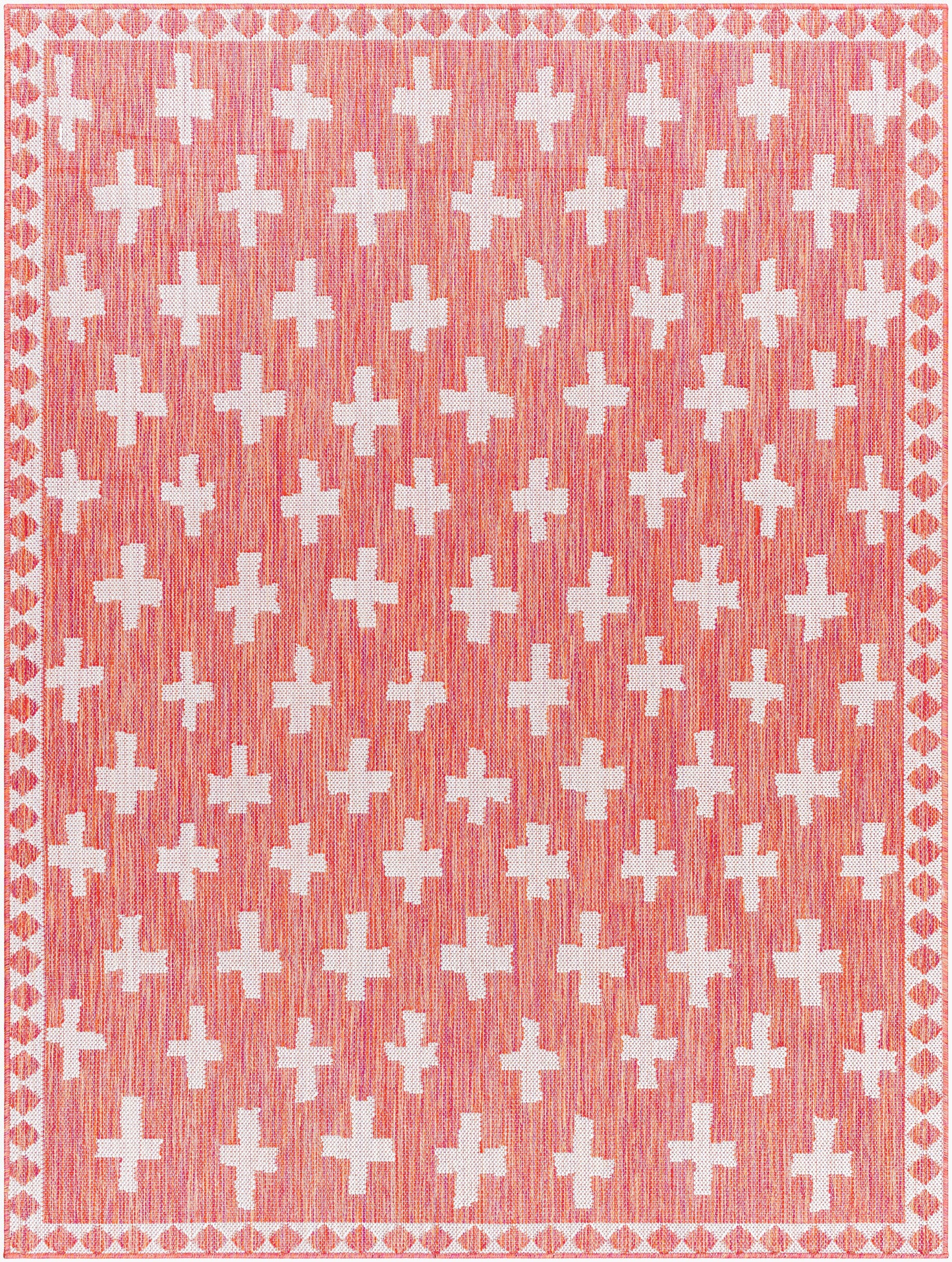 Long Beach LBH-2359 5' x 7' Machine Woven Indoor/Outdoor Area Rug
