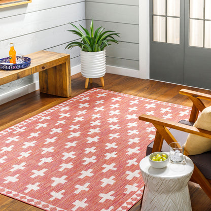 Long Beach LBH-2359 5' x 7' Machine Woven Indoor/Outdoor Area Rug