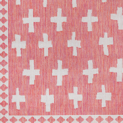 Long Beach LBH-2359 5' x 7' Machine Woven Indoor/Outdoor Area Rug