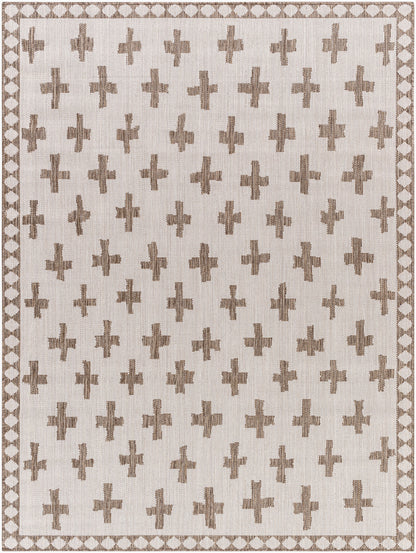 Long Beach LBH-2360 5' x 7' Machine Woven Indoor/Outdoor Area Rug