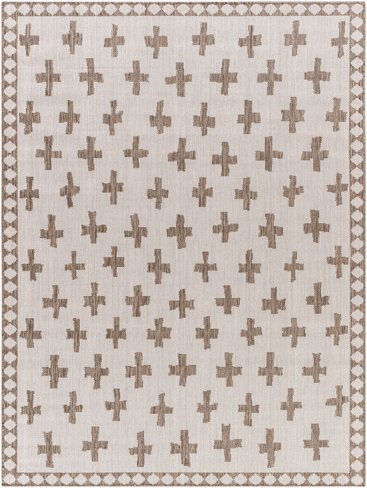 Alfombra tejida a máquina para interior y exterior Long Beach LBH-2360 de 1,52 m x 2,13 m