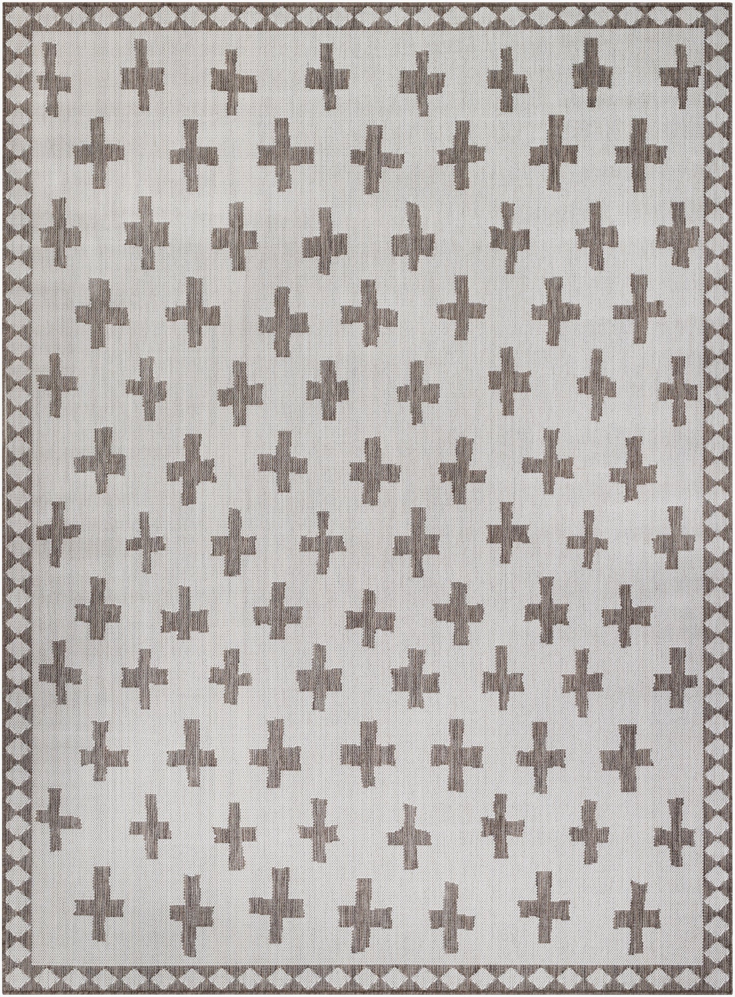 Alfombra tejida a máquina para interior y exterior Long Beach LBH-2360 de 1,83 m x 2,74 m