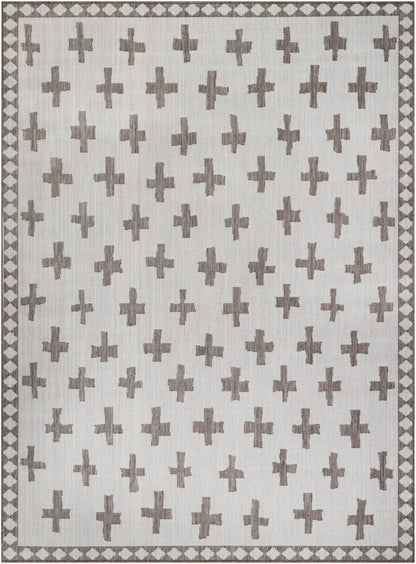 Alfombra tejida a máquina para interior y exterior Long Beach LBH-2360 de 1,83 m x 2,74 m