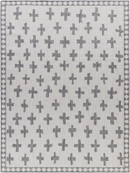 Alfombra tejida a máquina para interior y exterior Long Beach LBH-2361 de 1,52 m x 2,13 m