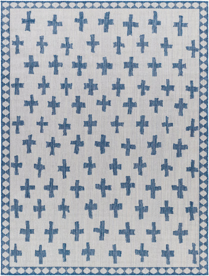 Long Beach LBH-2362 8' x 10' Machine Woven Indoor/Outdoor Area Rug