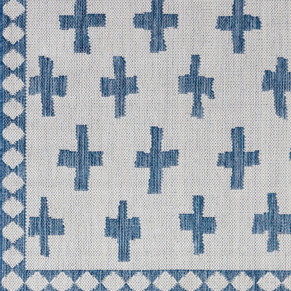 Long Beach LBH-2362 8' x 10' Machine Woven Indoor/Outdoor Area Rug