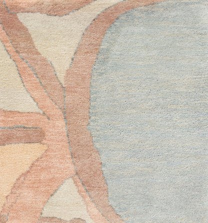 Alfombra decorativa de lana hecha a mano Libra One LBO-1001 de 2' x 3'