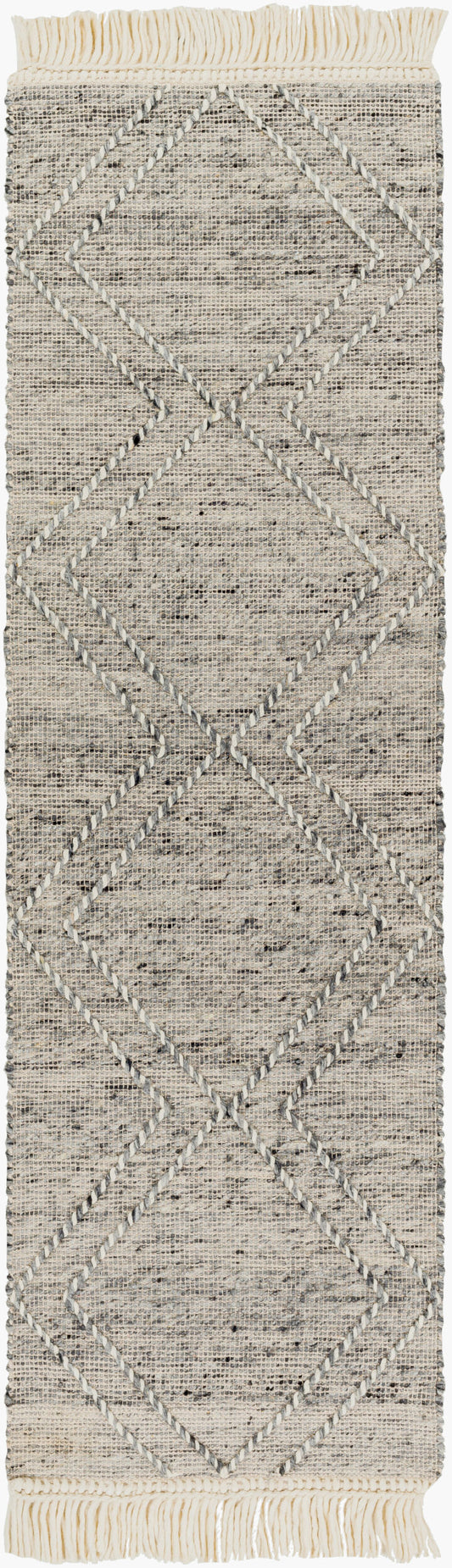 Alfombra de corredor hecha a mano Lucia LCI-2303 de 8 pies