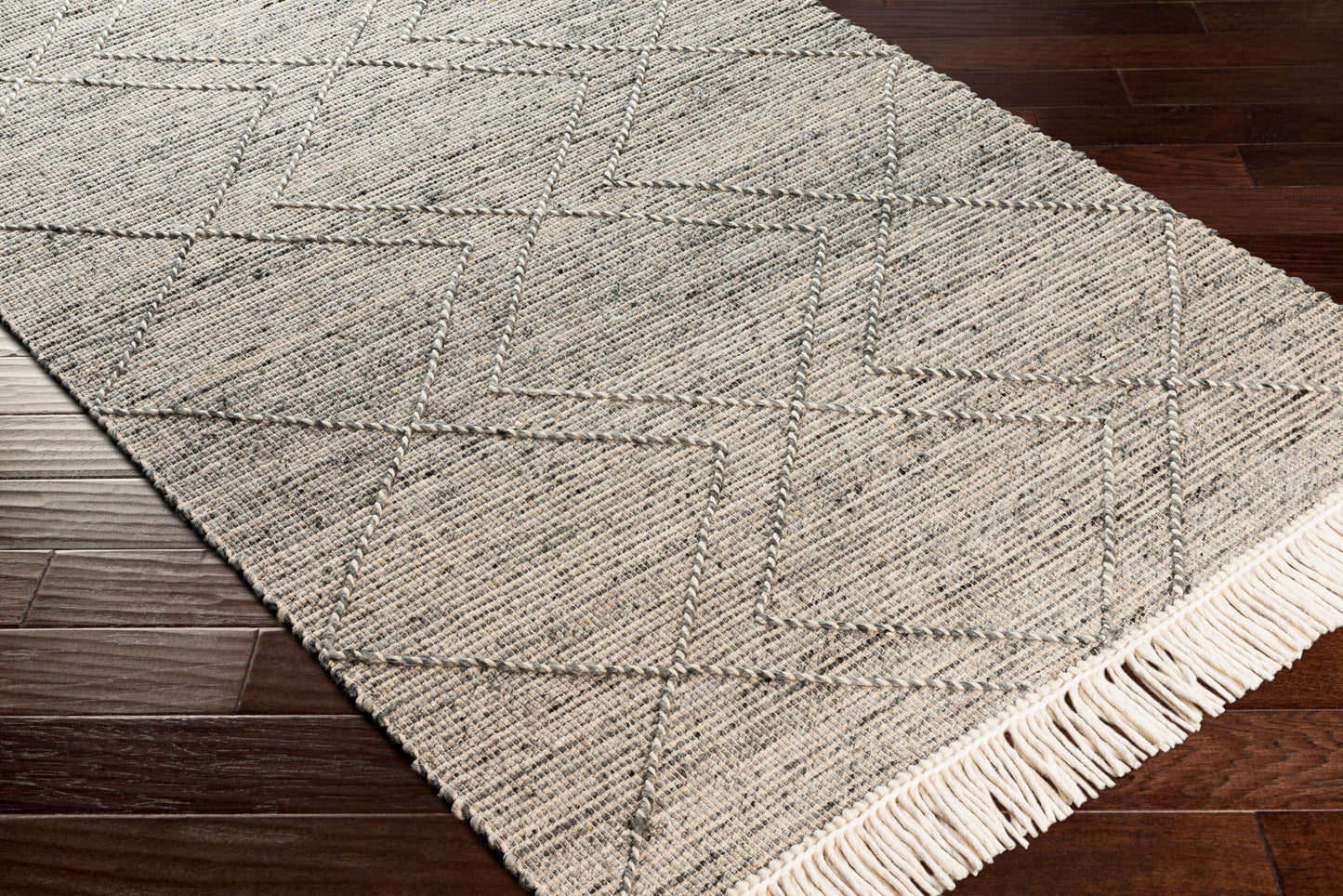 Alfombra de corredor hecha a mano Lucia LCI-2303 de 8 pies