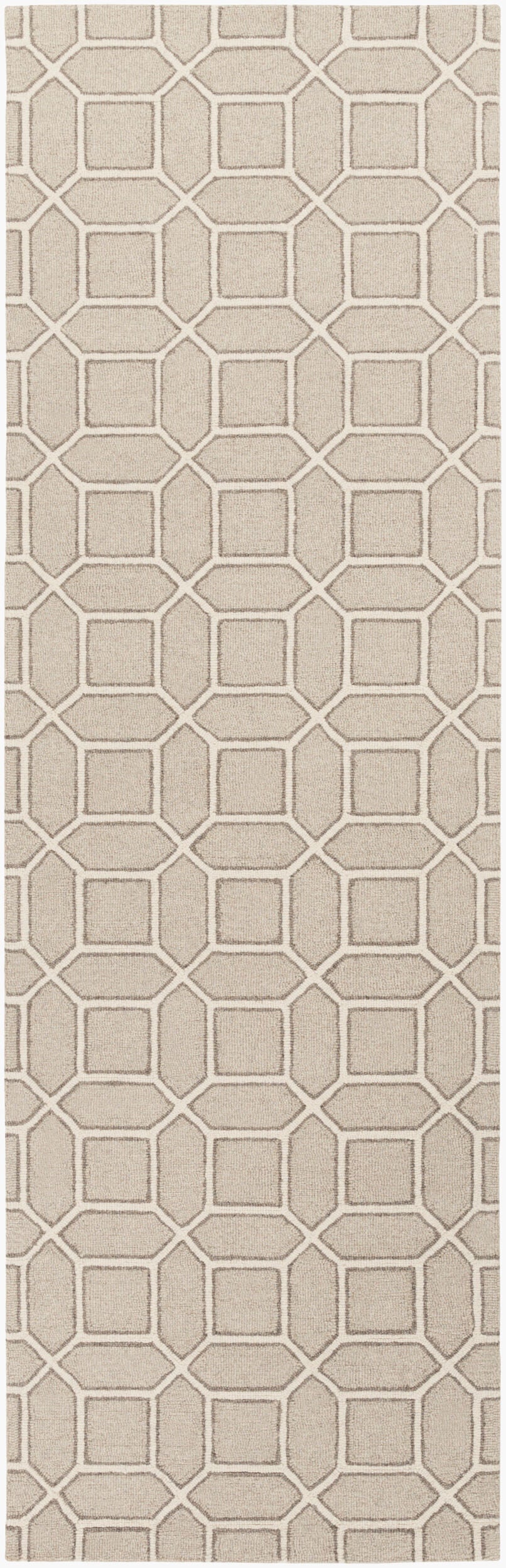 Alfombra de lana hecha a mano Lucka LCK-2000 de 2,4 m