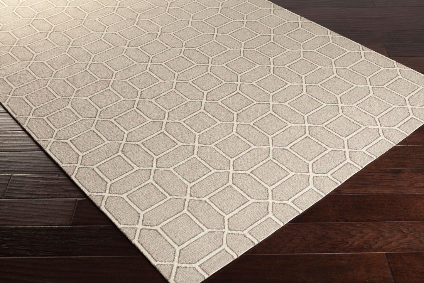 Alfombra de lana hecha a mano Lucka LCK-2000 de 8' x 10'