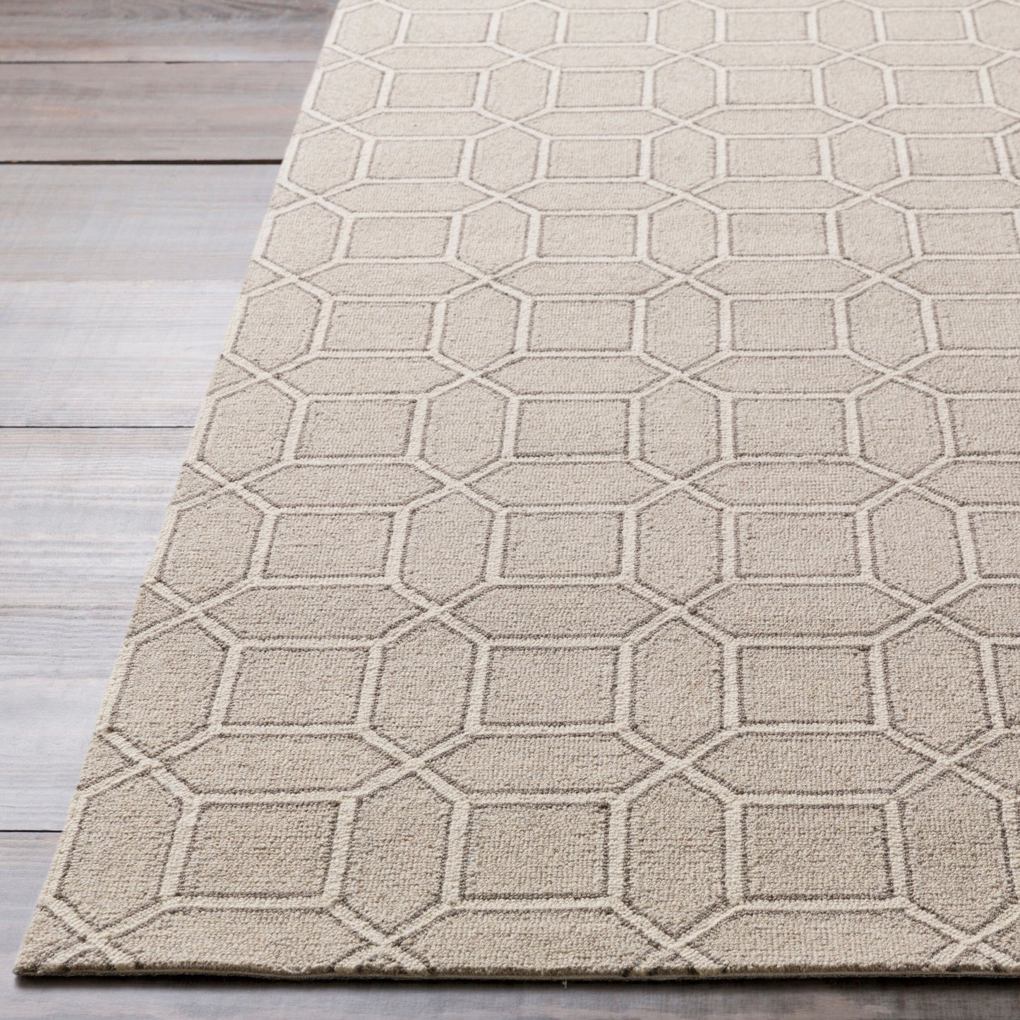 Alfombra de lana hecha a mano Lucka LCK-2000 de 8' x 10'