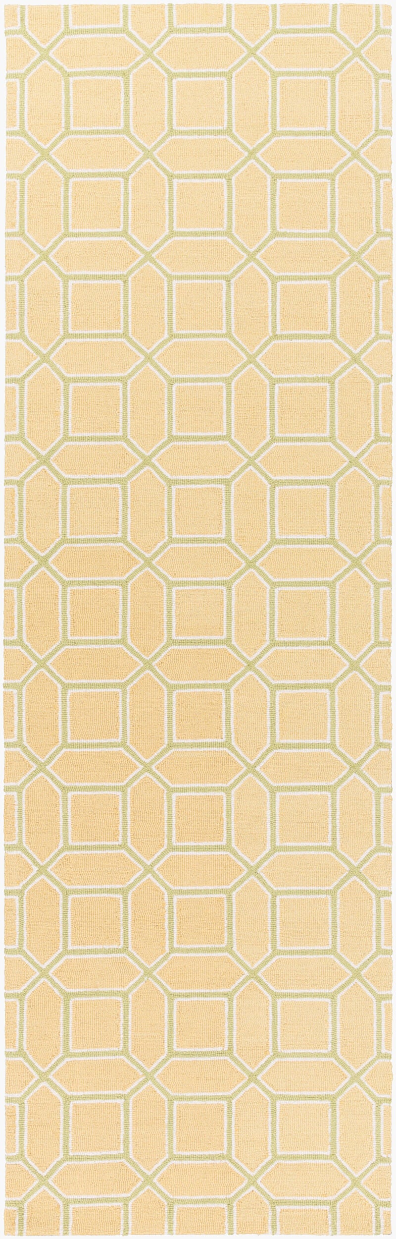 Lucka LCK-2003 8ft Runner Handmade Wool Runner Rug