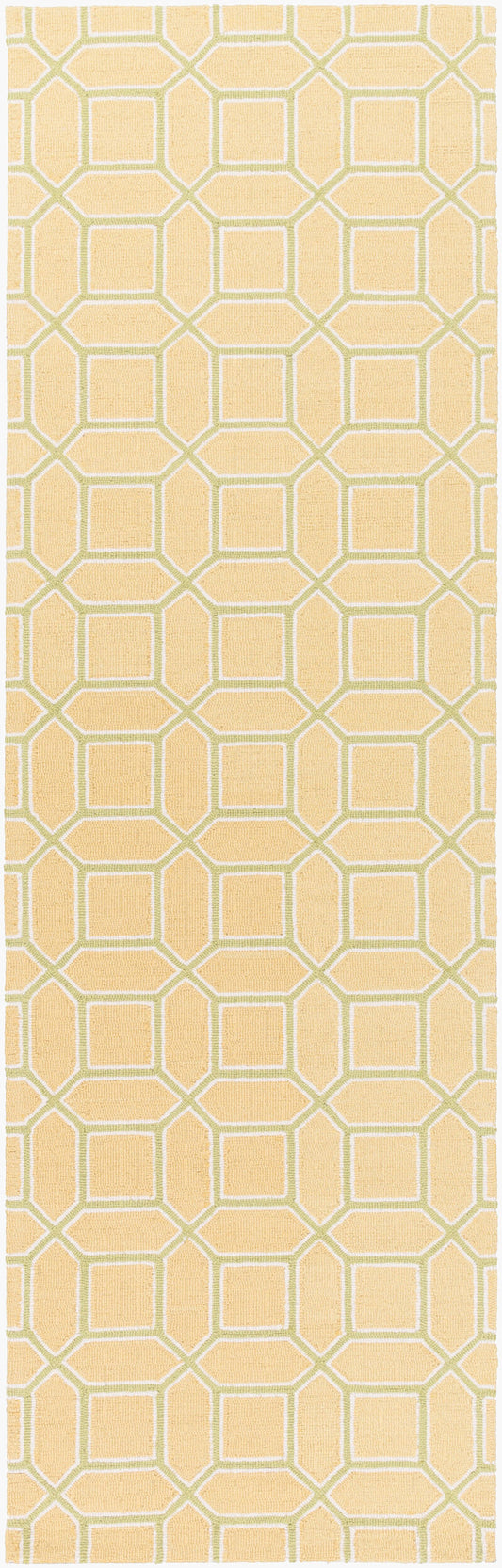 Lucka LCK-2003 8ft Runner Handmade Wool Runner Rug