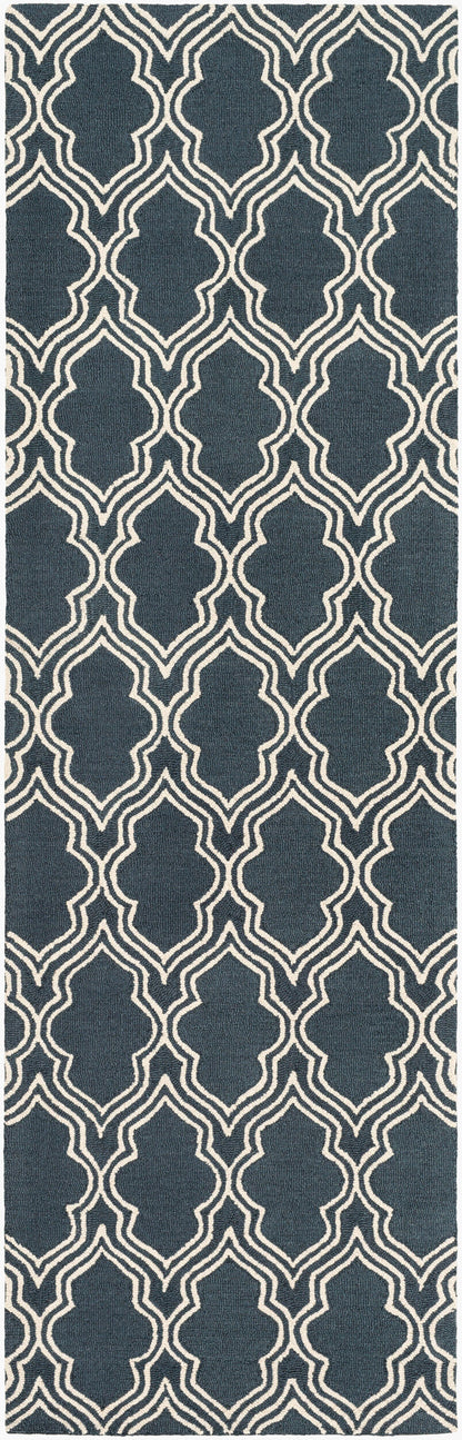 Lucka LCK-2032 8ft Runner Handmade Wool Runner Rug