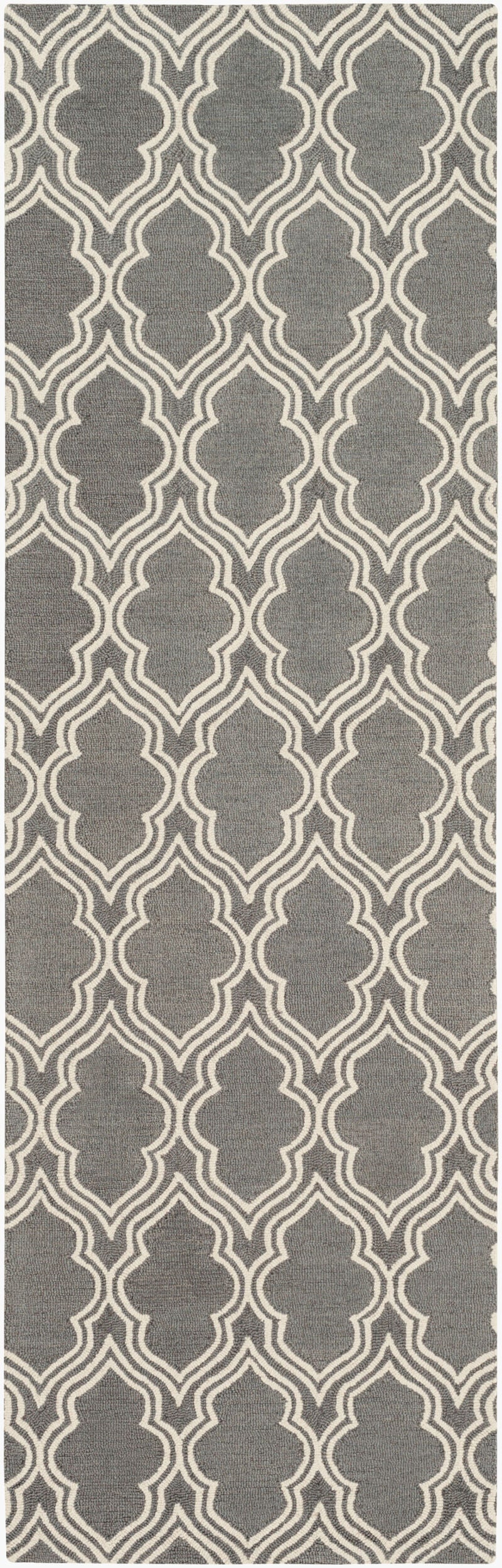 Lucka LCK-2036 8ft Runner Handmade Wool Runner Rug