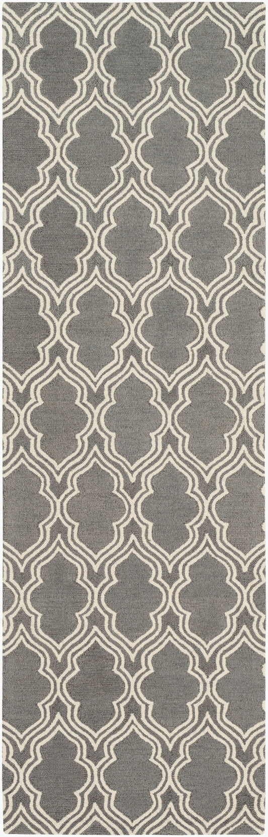 Lucka LCK-2036 8ft Runner Handmade Wool Runner Rug