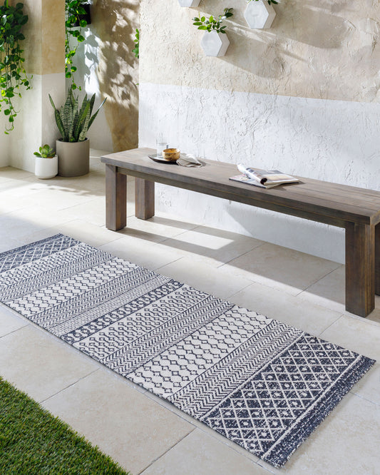 La Casa LCS-2306 7ft Runner Machine Woven Washable Runner Rug