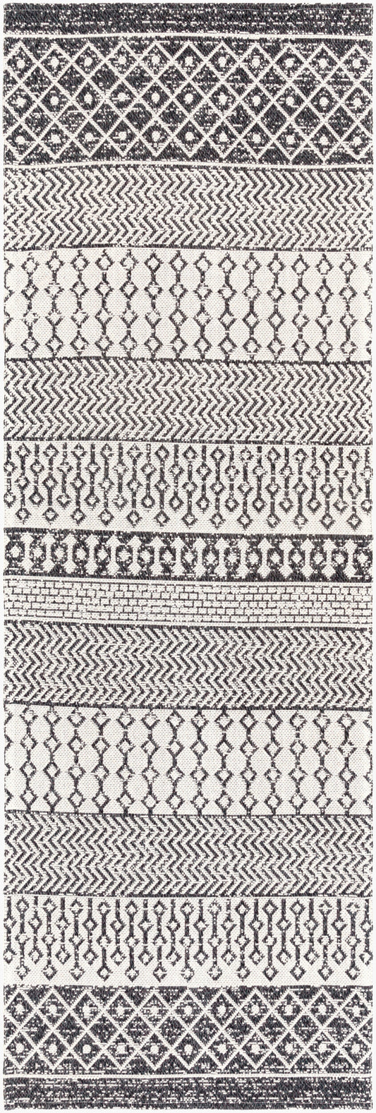 La Casa LCS-2306 7ft Runner Machine Woven Washable Runner Rug