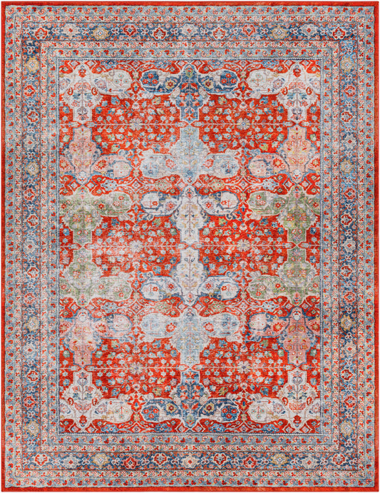 Leicester LEC-2301 8' x 10' Machine Woven Washable Area Rug