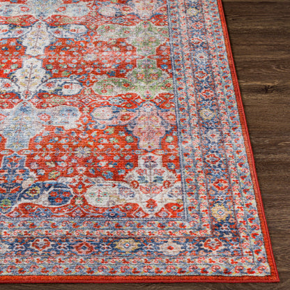Leicester LEC-2301 3' x 4' Machine Woven Washable Accent Rug