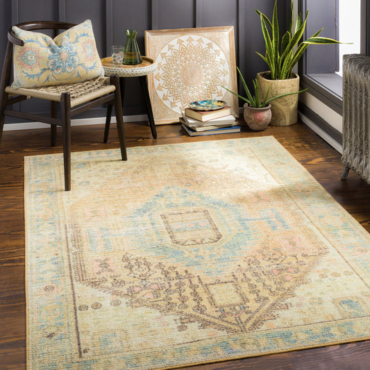 Leicester LEC-2302 9' x 12' Machine Woven Washable Area Rug