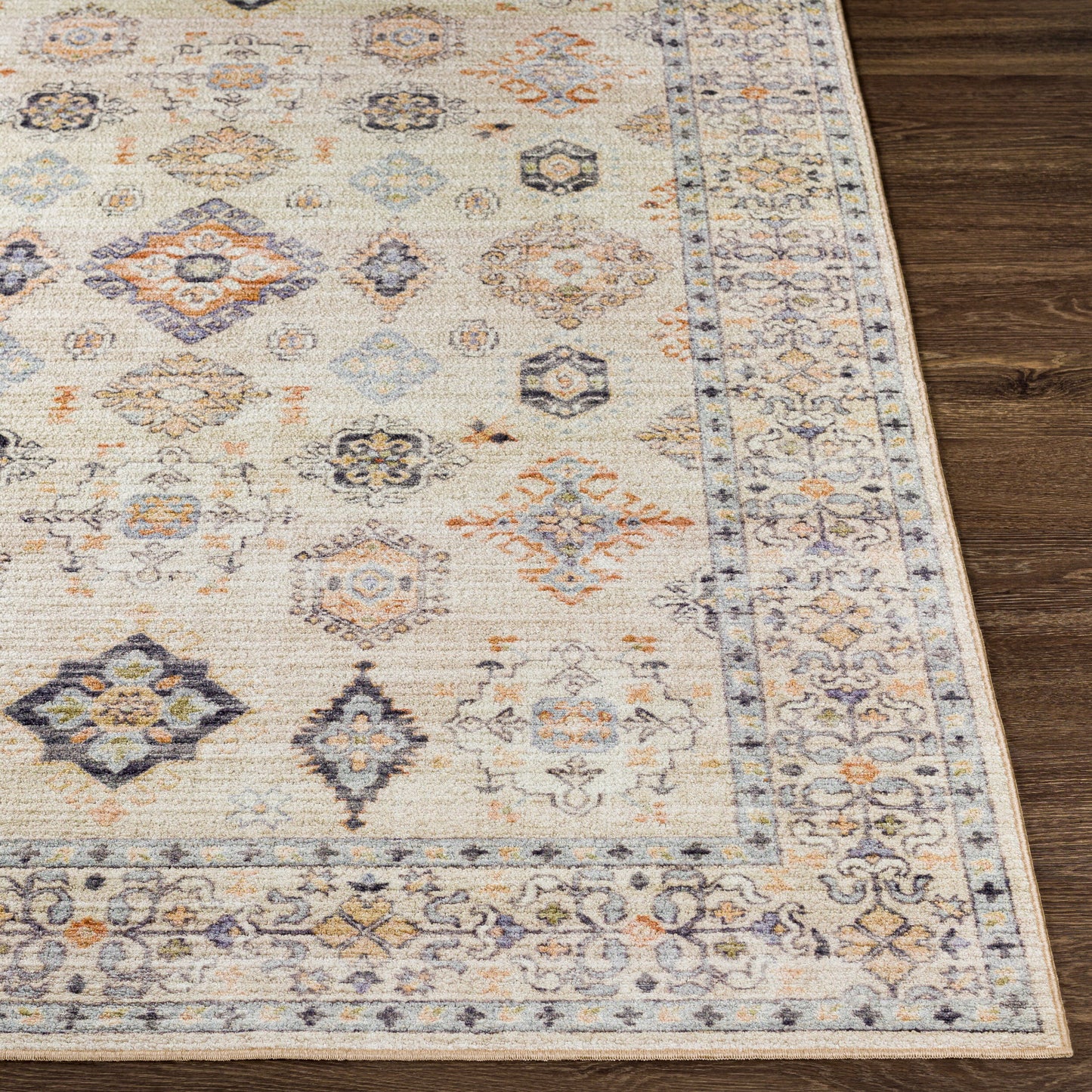 Alfombra lavable a máquina Leicester LEC-2303 de 1,83 m x 2,74 m