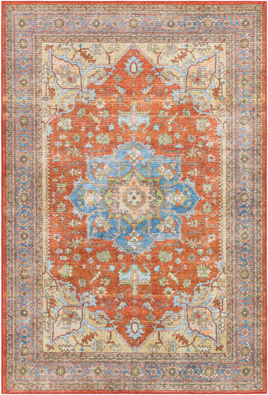 Leicester LEC-2304 9' x 12' Machine Woven Washable Area Rug