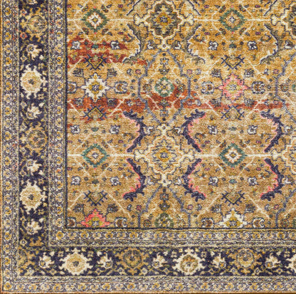 Leicester LEC-2305 4' x 6' Machine Woven Washable Area Rug