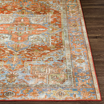 Leicester LEC-2306 6' x 9' Machine Woven Washable Area Rug