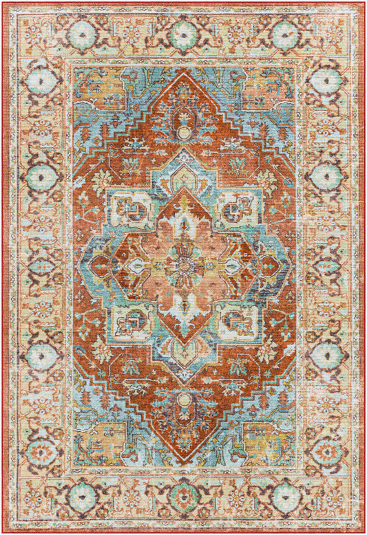 Leicester LEC-2307 9' x 12' Machine Woven Washable Area Rug