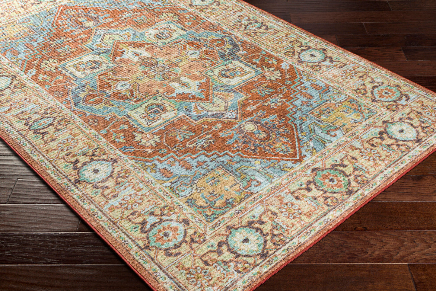 Leicester LEC-2307 8' x 10' Machine Woven Washable Area Rug